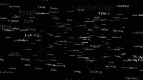 LEADERSHIP Keywords Animation, Background, Loop Stock Footage 218179399