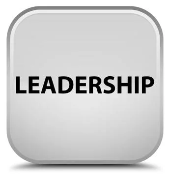 Leadership special white square button イラスト素材
