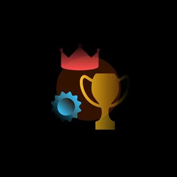 Leadership. Vector icon in gradient style. Editable illustration Stock Illustration