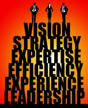 Leadership vision Stock Illustration