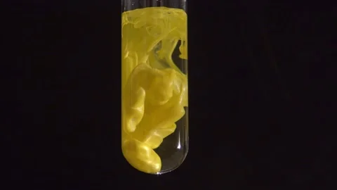 Lead(II) iodide precipitation Stock Footage 144159245