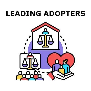 Leading adopters of fair support system Stock Illustration