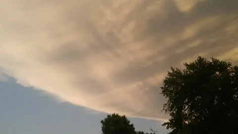 Leading Edge Of The Storm Stock Footage 274695367