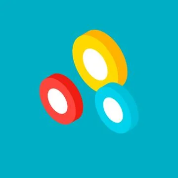 Leads Isometric Object Stock Illustration