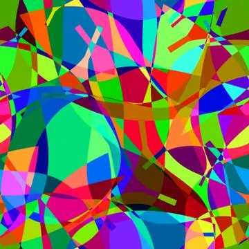 Leaf abstract colorful seamless background vector illustration Stock Illustration