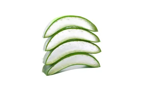 Leaf of aloe Stock Photos