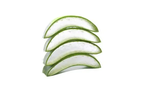 Leaf of aloe Stock Photos