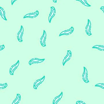 Leaf aloe vera vector seamless pattern Stockillustratie