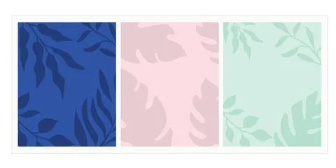 Leaf and flower pattern design Vector illustration modern design. イラスト素材
