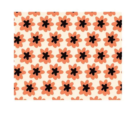 Leaf and flower pattern design Vector illustration modern design. Illustrazione stock