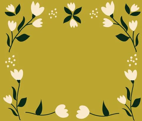 Leaf and flower pattern design Vector illustration modern design. Stockillustratie