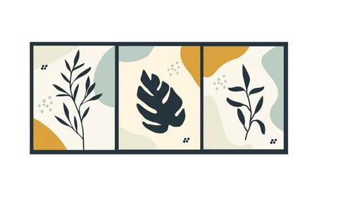 Leaf and flower pattern design Vector illustration modern design. イラスト素材