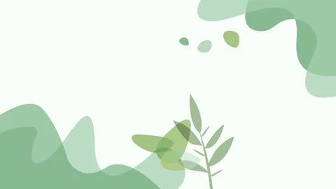 Leaf and liquid wave nature background Stock Illustration