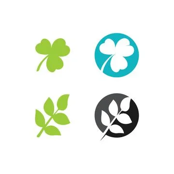 LEAF AND NATURE TREE LOGO FOR BUSINESS VECTOR GREEN PLANT ECOLOGY DESIGN Illustrazione stock