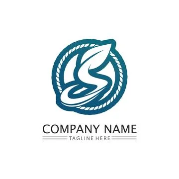 LEAF AND NATURE TREE LOGO FOR BUSINESS VECTOR GREEN PLANT ECOLOGY DESIGN Illustrazione stock