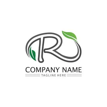 LEAF AND NATURE TREE LOGO FOR BUSINESS VECTOR GREEN PLANT ECOLOGY DESIGN 스톡 일러스트