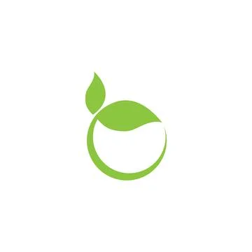 Leaf and Shutter Lens Aperture for Nature Photographer logo design inspiratio Stock Illustration