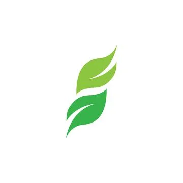 Leaf and Shutter Lens Aperture for Nature Photographer logo design inspiratio Stock Illustration