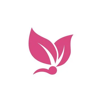 Leaf and Shutter Lens Aperture for Nature Photographer logo design inspiratio Stock Illustration