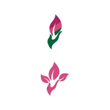 Leaf and Shutter Lens Aperture for Nature Photographer logo design inspiratio Stock Illustration