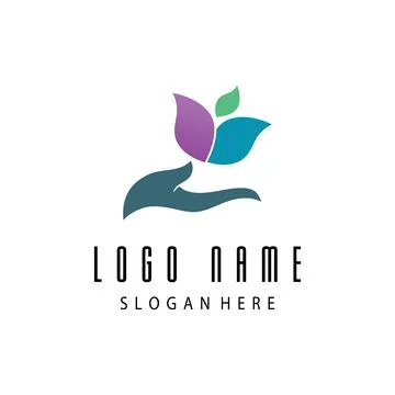 Leaf and Shutter Lens Aperture for Nature Photographer logo design inspiratio Stock Illustration