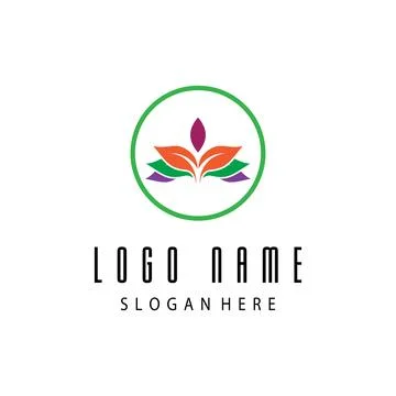 Leaf and Shutter Lens Aperture for Nature Photographer logo design inspiratio Stock Illustration