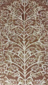 Leaf and tree pattern Foto stock