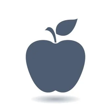 Leaf apple symbol Stock Illustration