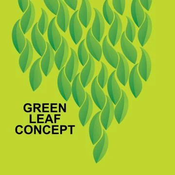 Leaf background Stock Illustration