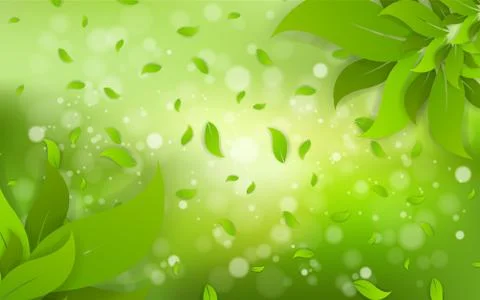 Leaf Background Stock Illustration