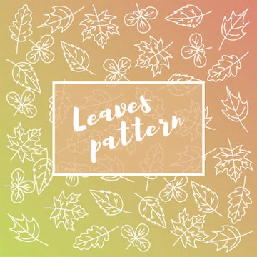Leaf background. leaf background concept. autumn leaves pattern イラスト素材