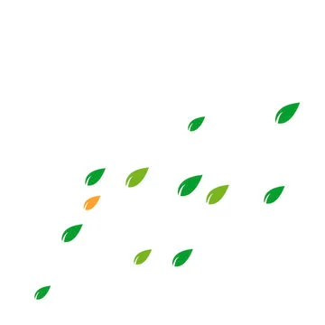 Leaf background logo Stock Illustration