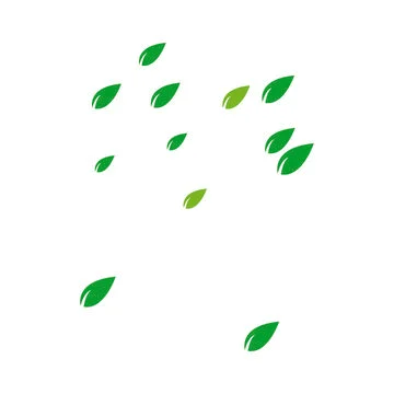 Leaf background logo Stock Illustration