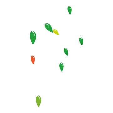 Leaf background logo Stock Illustration