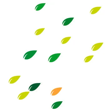 Leaf background logo Stock Illustration