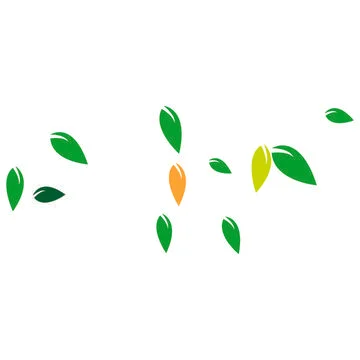 Leaf background logo Stock Illustration