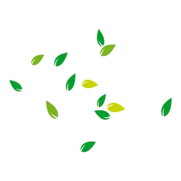 Leaf background logo Stock Illustration