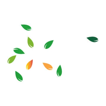 Leaf background logo Stock Illustration