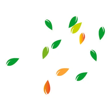 Leaf background logo Stock Illustration