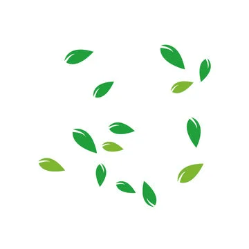 Leaf background logo Stock Illustration
