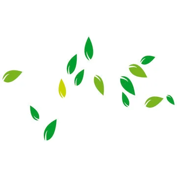 Leaf background logo Stock Illustration