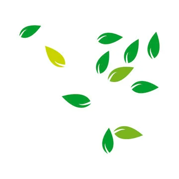 Leaf background logo Stock Illustration