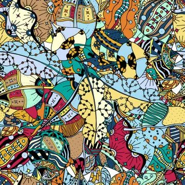 Leaf background pattern Illustrazione stock