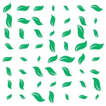 Leaf background pattern Illustration