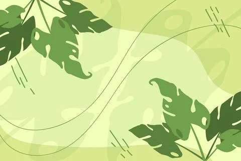 Leaf Background Vector Illustrazione stock