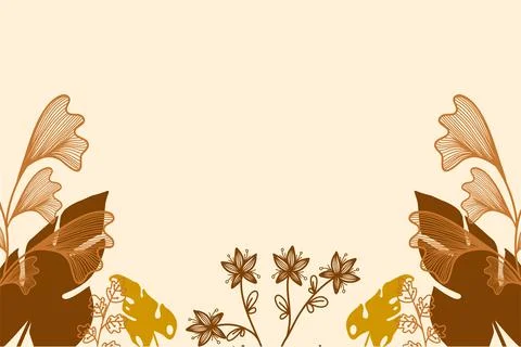 Leaf Background Vector Stock Illustration