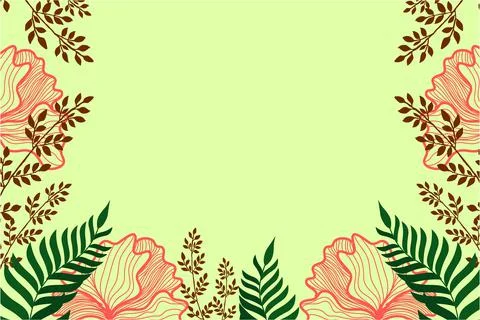 Leaf Background Vector Stock Illustration