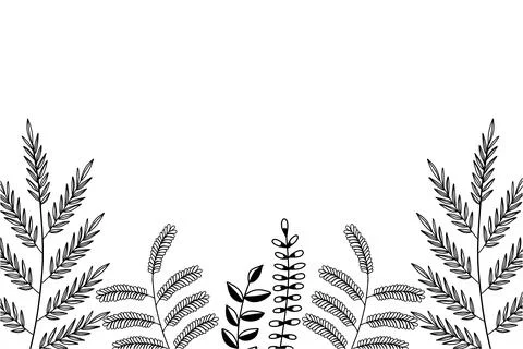 Leaf Background Vector Stock Illustration