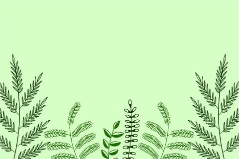 Leaf Background Vector Stock Illustration