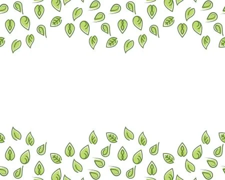 Leaf Background Vector Illustration Illustrazione stock